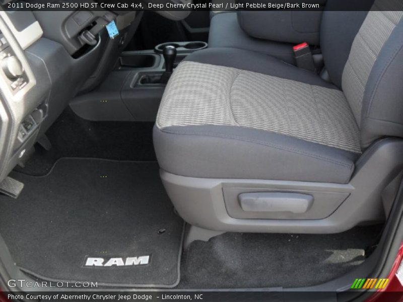 Deep Cherry Crystal Pearl / Light Pebble Beige/Bark Brown 2011 Dodge Ram 2500 HD ST Crew Cab 4x4
