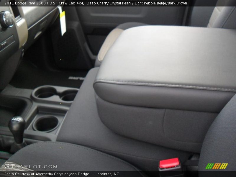 Deep Cherry Crystal Pearl / Light Pebble Beige/Bark Brown 2011 Dodge Ram 2500 HD ST Crew Cab 4x4