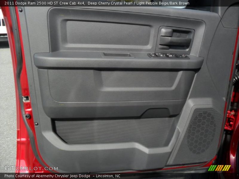 Deep Cherry Crystal Pearl / Light Pebble Beige/Bark Brown 2011 Dodge Ram 2500 HD ST Crew Cab 4x4