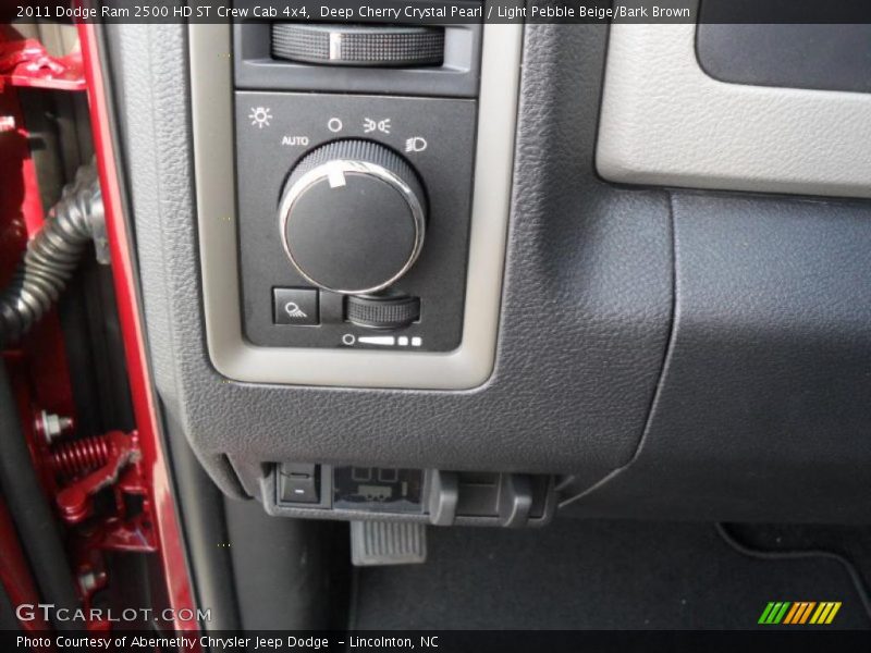 Deep Cherry Crystal Pearl / Light Pebble Beige/Bark Brown 2011 Dodge Ram 2500 HD ST Crew Cab 4x4