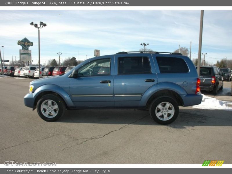 Steel Blue Metallic / Dark/Light Slate Gray 2008 Dodge Durango SLT 4x4