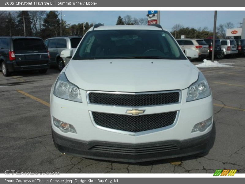 Summit White / Ebony 2009 Chevrolet Traverse LT