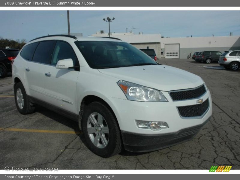 Summit White / Ebony 2009 Chevrolet Traverse LT