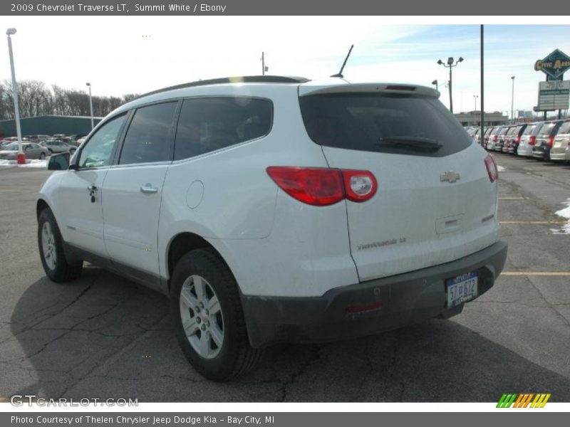 Summit White / Ebony 2009 Chevrolet Traverse LT