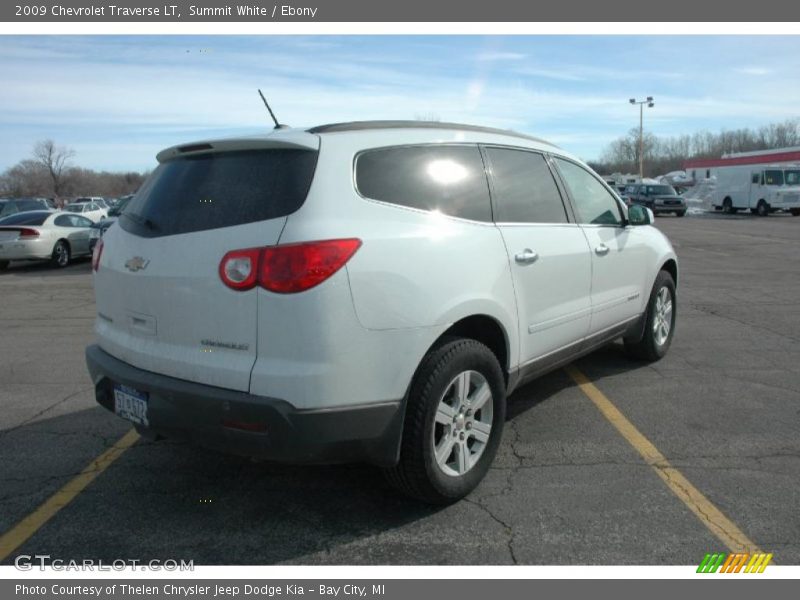 Summit White / Ebony 2009 Chevrolet Traverse LT