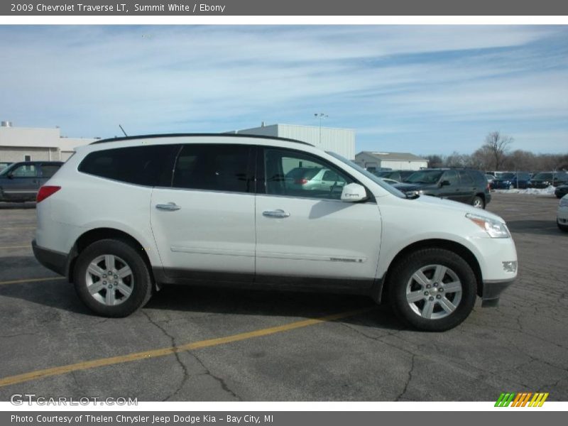 Summit White / Ebony 2009 Chevrolet Traverse LT