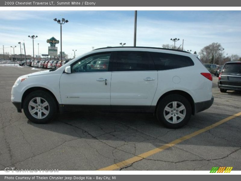 Summit White / Ebony 2009 Chevrolet Traverse LT