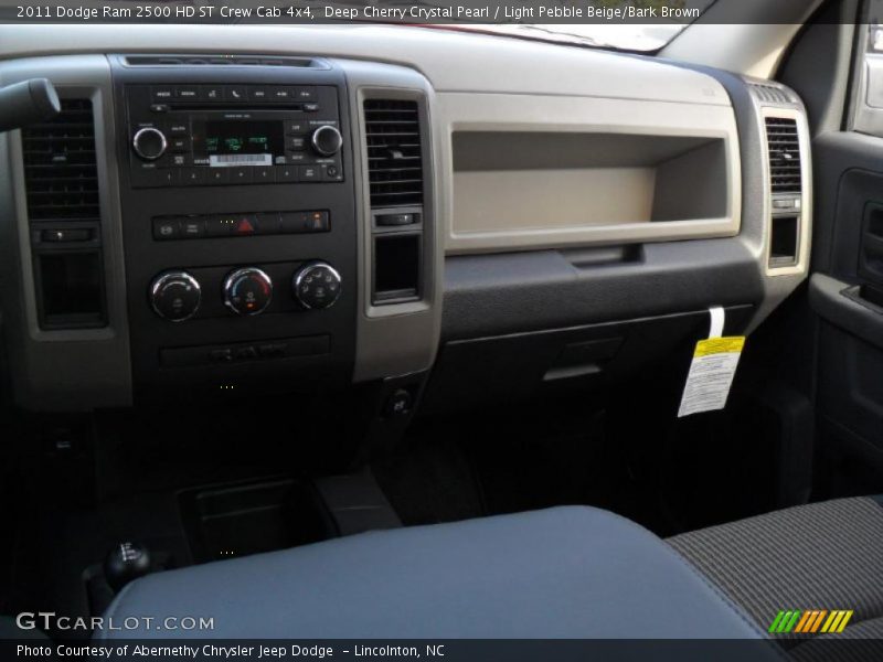 Deep Cherry Crystal Pearl / Light Pebble Beige/Bark Brown 2011 Dodge Ram 2500 HD ST Crew Cab 4x4