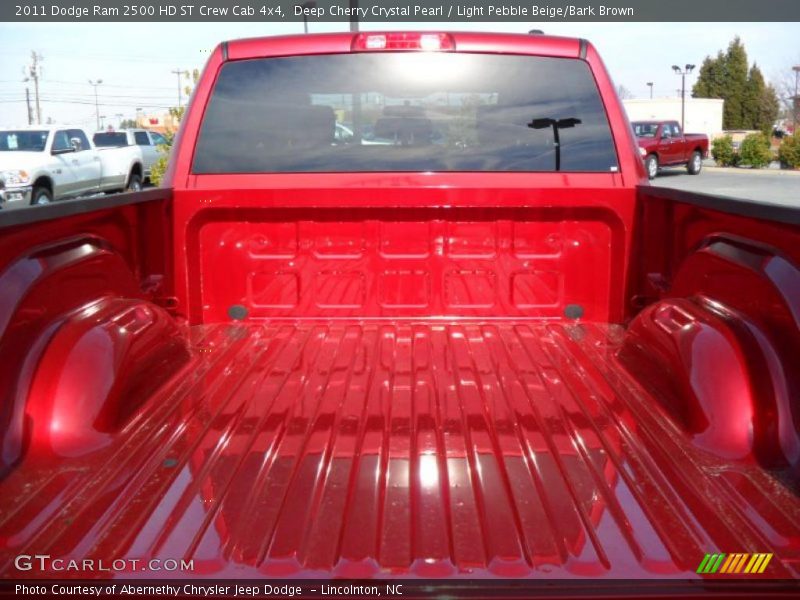 Deep Cherry Crystal Pearl / Light Pebble Beige/Bark Brown 2011 Dodge Ram 2500 HD ST Crew Cab 4x4