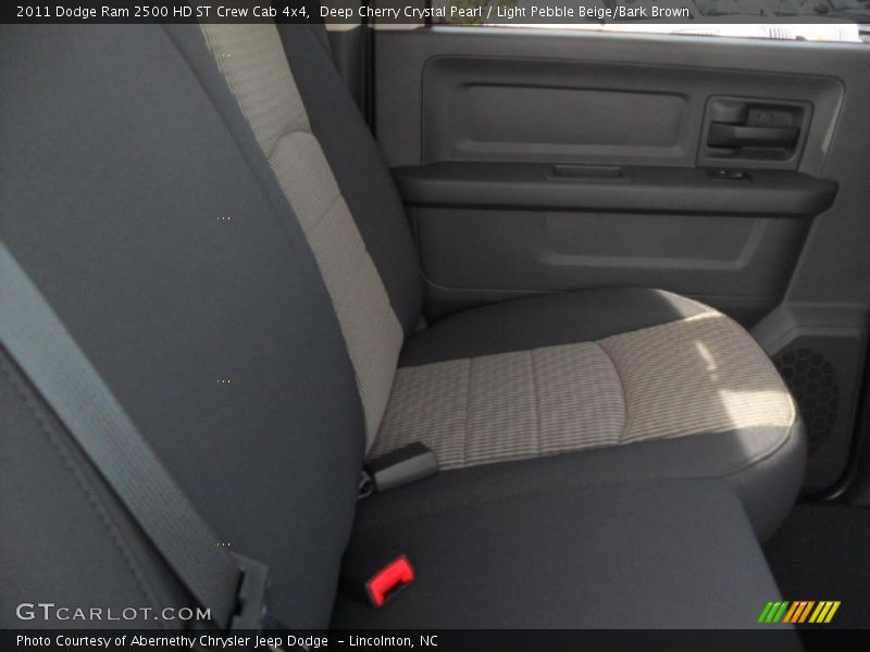 Deep Cherry Crystal Pearl / Light Pebble Beige/Bark Brown 2011 Dodge Ram 2500 HD ST Crew Cab 4x4