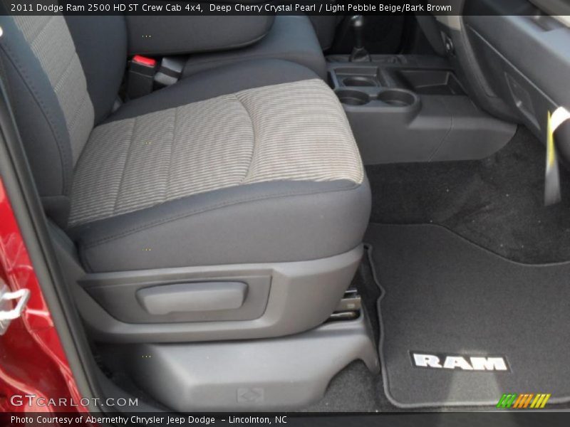 Deep Cherry Crystal Pearl / Light Pebble Beige/Bark Brown 2011 Dodge Ram 2500 HD ST Crew Cab 4x4