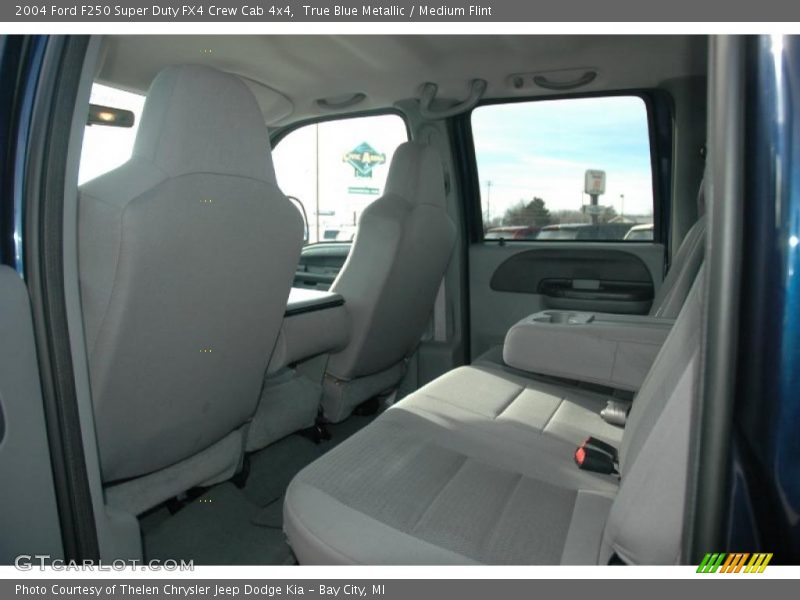 True Blue Metallic / Medium Flint 2004 Ford F250 Super Duty FX4 Crew Cab 4x4