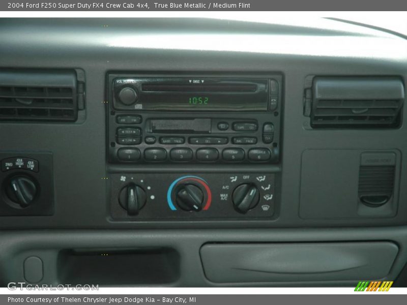 True Blue Metallic / Medium Flint 2004 Ford F250 Super Duty FX4 Crew Cab 4x4