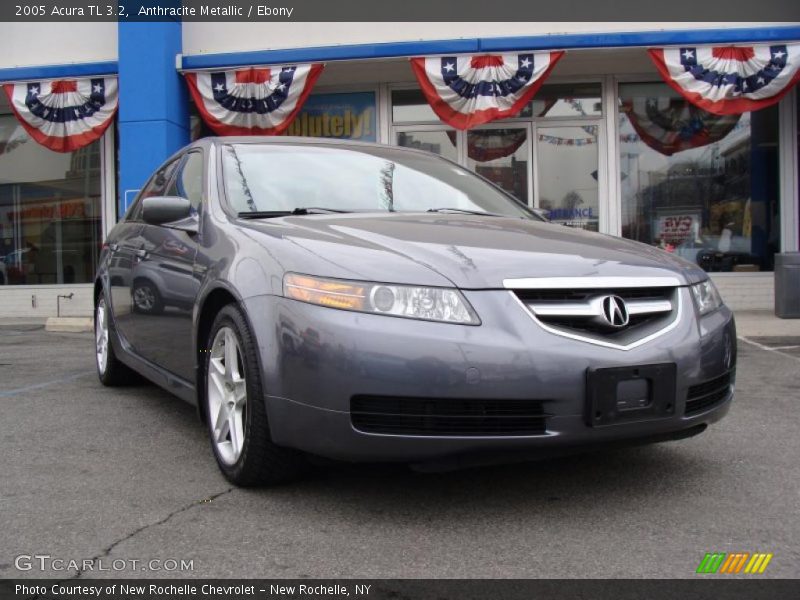 Anthracite Metallic / Ebony 2005 Acura TL 3.2