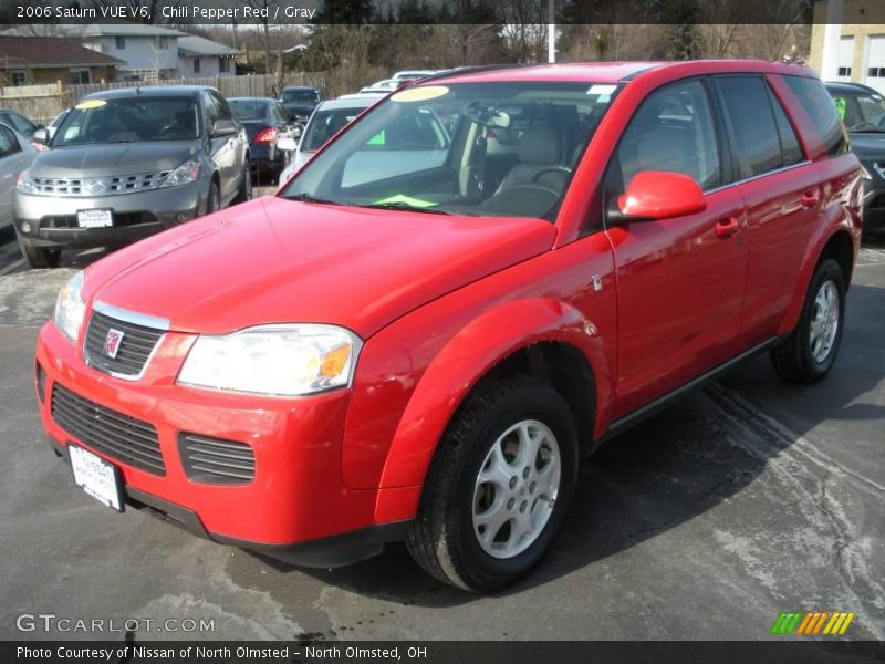Chili Pepper Red / Gray 2006 Saturn VUE V6