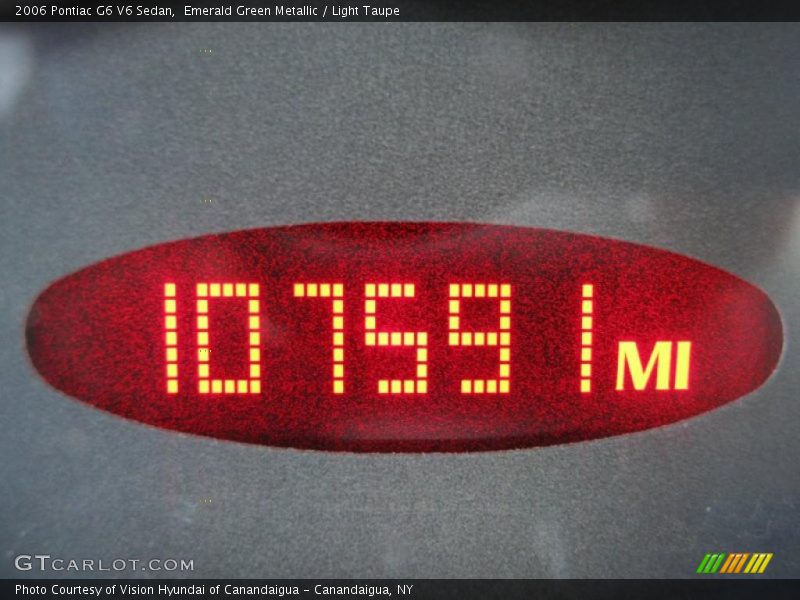 Emerald Green Metallic / Light Taupe 2006 Pontiac G6 V6 Sedan