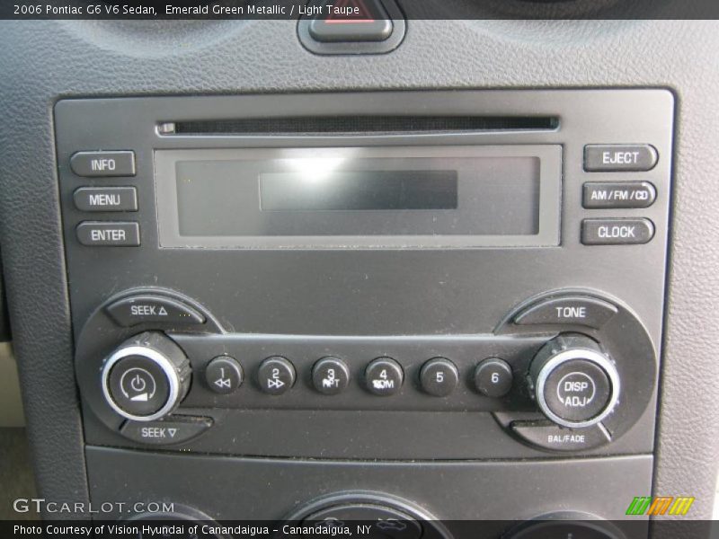 Emerald Green Metallic / Light Taupe 2006 Pontiac G6 V6 Sedan