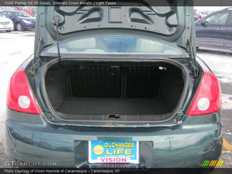 Emerald Green Metallic / Light Taupe 2006 Pontiac G6 V6 Sedan