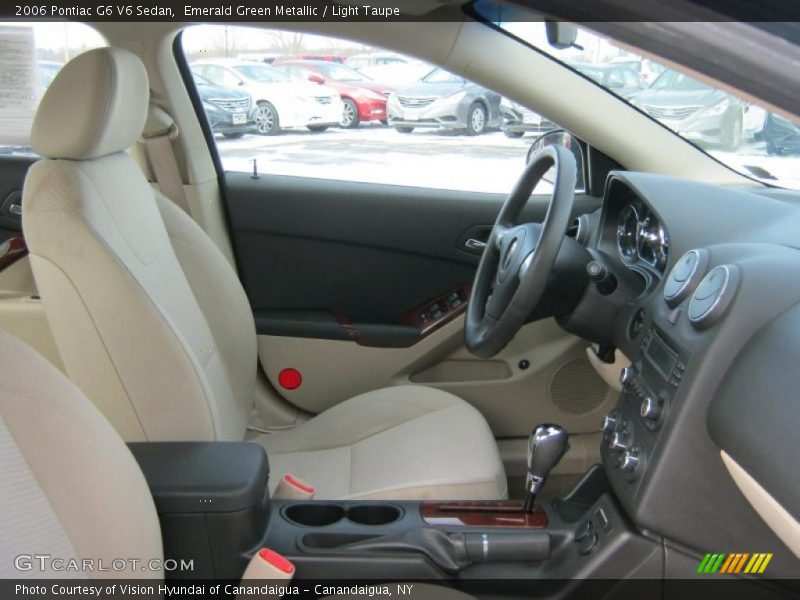 Emerald Green Metallic / Light Taupe 2006 Pontiac G6 V6 Sedan