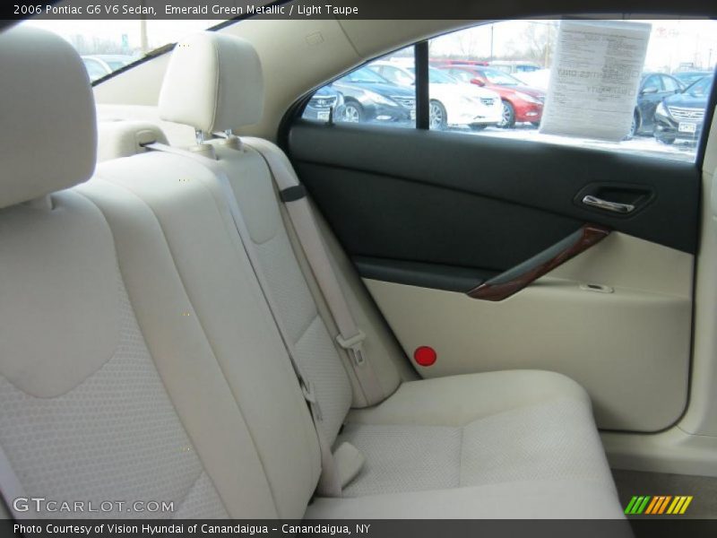 Emerald Green Metallic / Light Taupe 2006 Pontiac G6 V6 Sedan