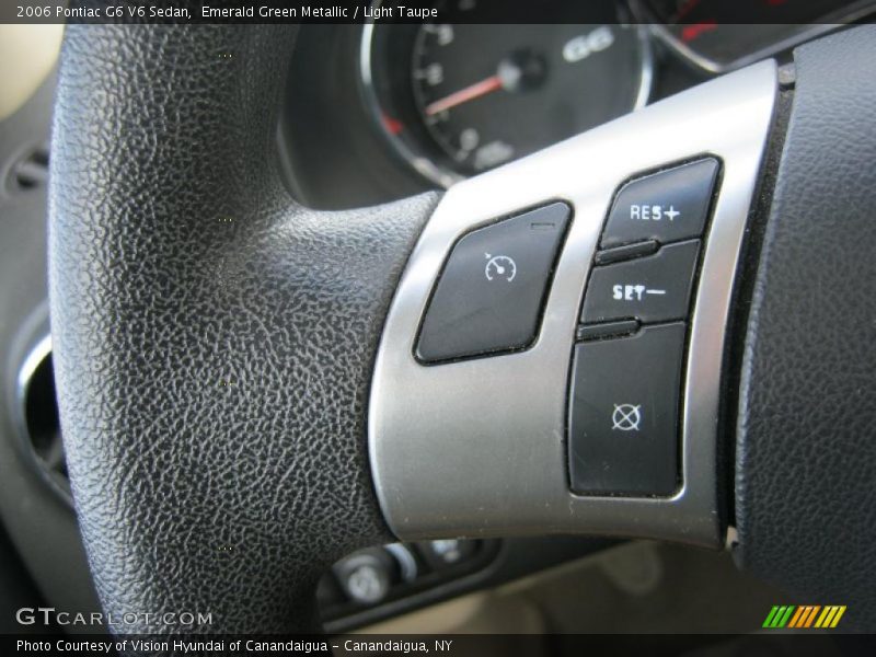 Emerald Green Metallic / Light Taupe 2006 Pontiac G6 V6 Sedan