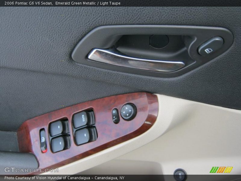 Emerald Green Metallic / Light Taupe 2006 Pontiac G6 V6 Sedan