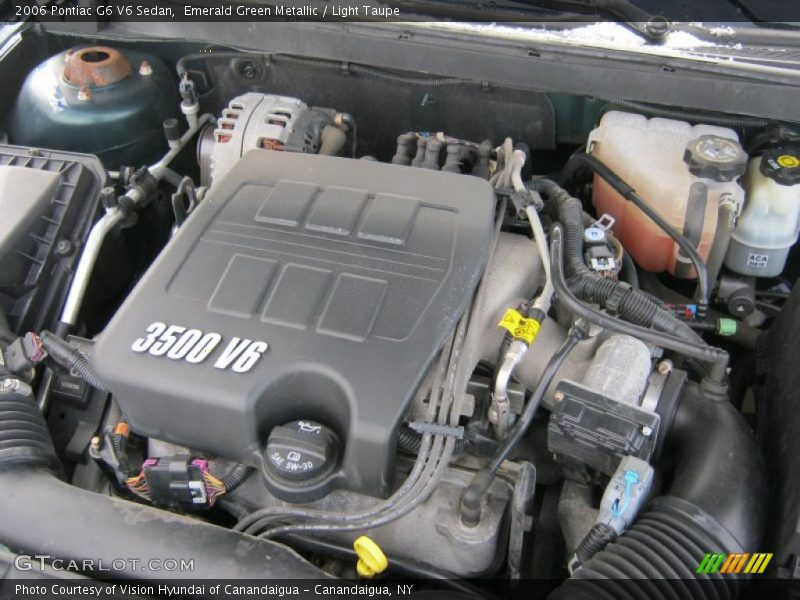 Emerald Green Metallic / Light Taupe 2006 Pontiac G6 V6 Sedan