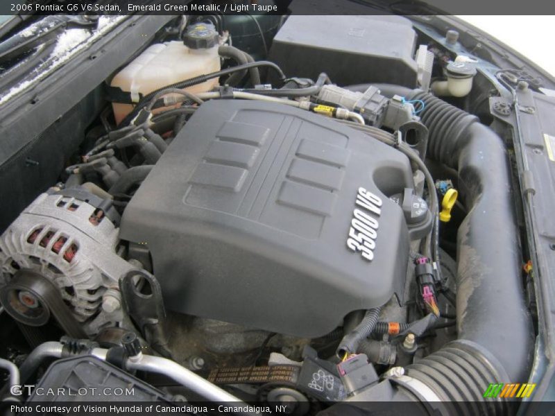 Emerald Green Metallic / Light Taupe 2006 Pontiac G6 V6 Sedan