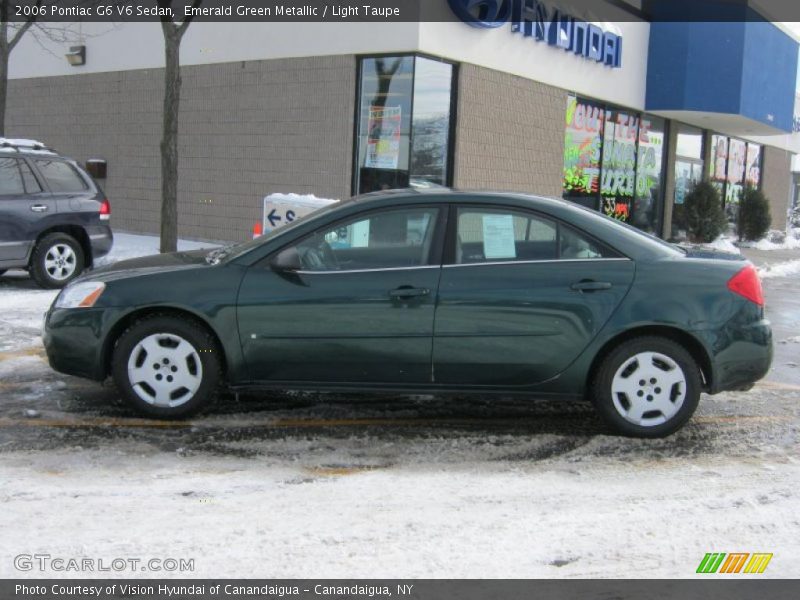 Emerald Green Metallic / Light Taupe 2006 Pontiac G6 V6 Sedan