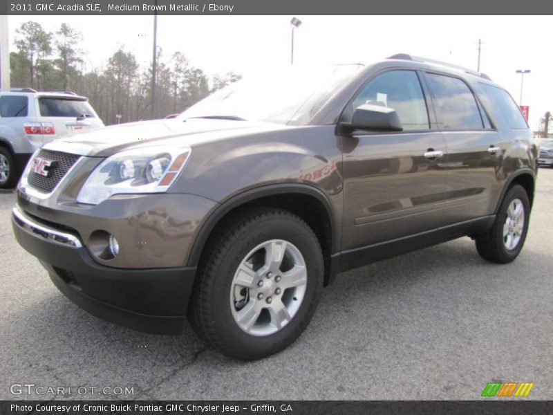 Medium Brown Metallic / Ebony 2011 GMC Acadia SLE