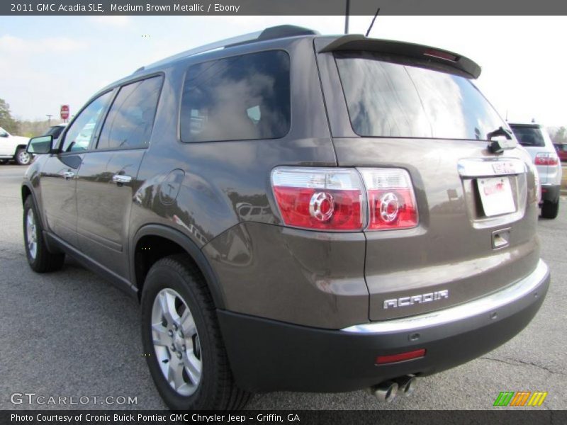 Medium Brown Metallic / Ebony 2011 GMC Acadia SLE
