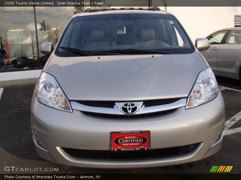 Silver Shadow Pearl / Fawn 2008 Toyota Sienna Limited