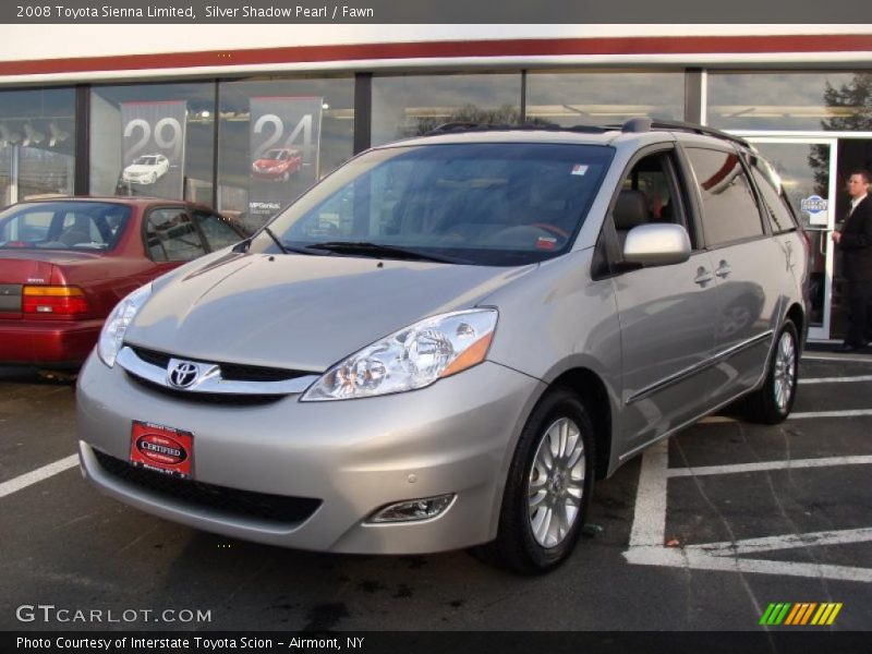 Silver Shadow Pearl / Fawn 2008 Toyota Sienna Limited