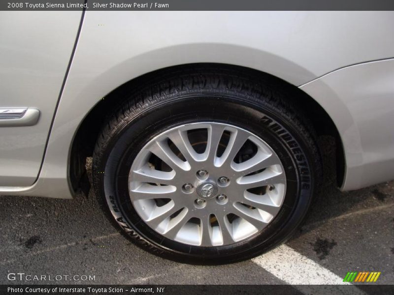 Silver Shadow Pearl / Fawn 2008 Toyota Sienna Limited