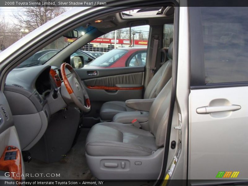 Silver Shadow Pearl / Fawn 2008 Toyota Sienna Limited