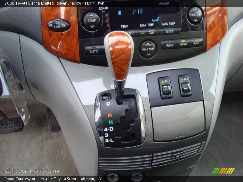 Silver Shadow Pearl / Fawn 2008 Toyota Sienna Limited