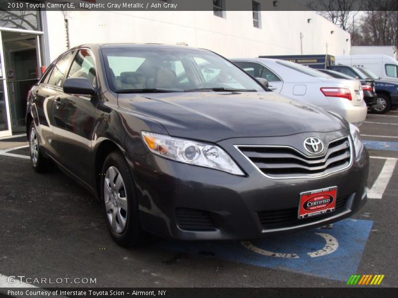 Magnetic Gray Metallic / Ash Gray 2010 Toyota Camry LE