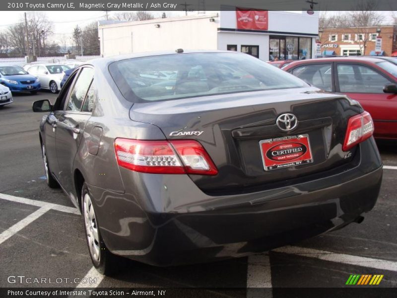 Magnetic Gray Metallic / Ash Gray 2010 Toyota Camry LE