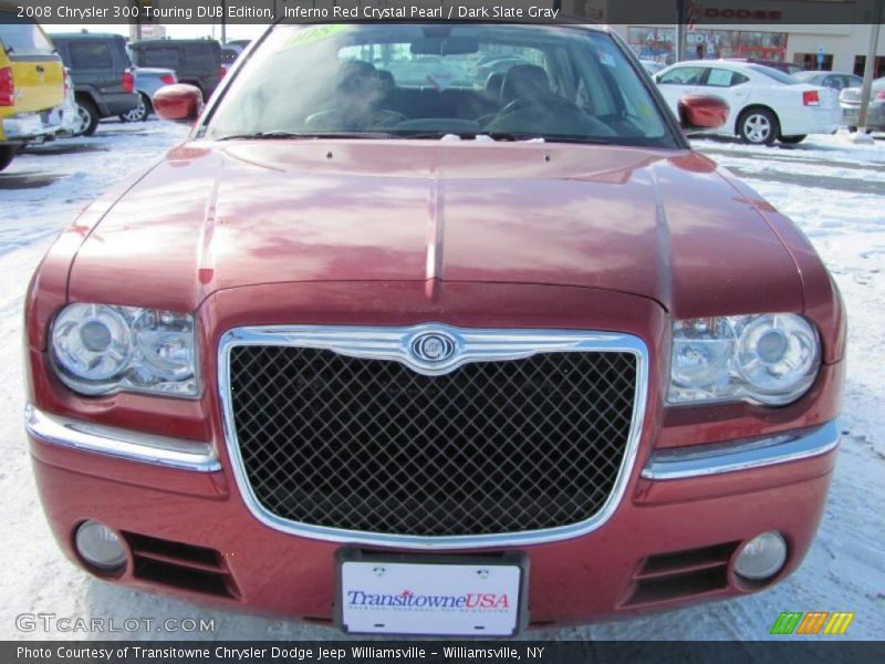 Inferno Red Crystal Pearl / Dark Slate Gray 2008 Chrysler 300 Touring DUB Edition