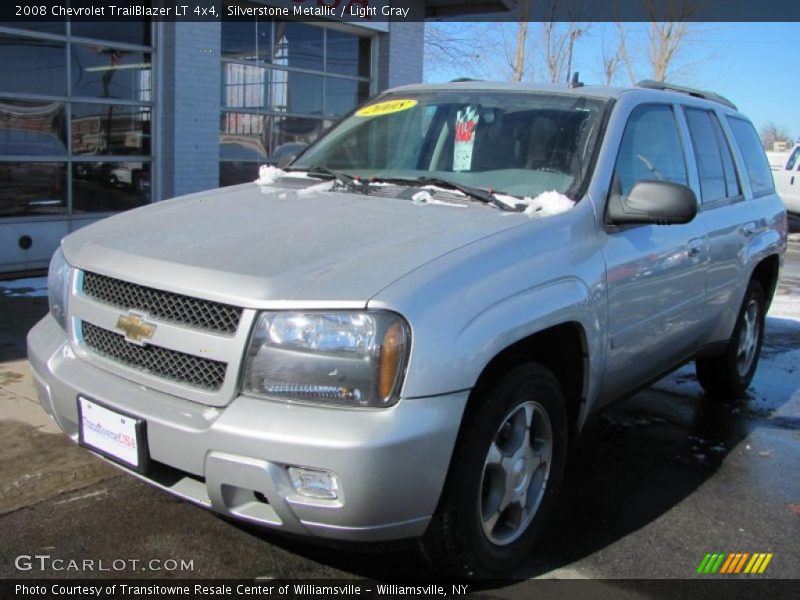 Silverstone Metallic / Light Gray 2008 Chevrolet TrailBlazer LT 4x4
