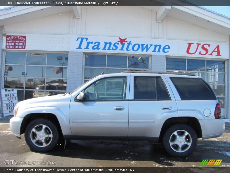 Silverstone Metallic / Light Gray 2008 Chevrolet TrailBlazer LT 4x4