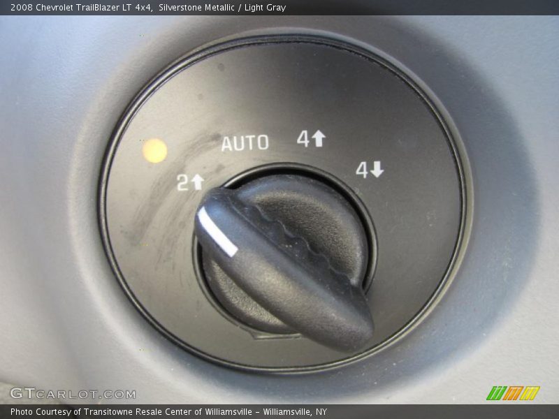 Silverstone Metallic / Light Gray 2008 Chevrolet TrailBlazer LT 4x4