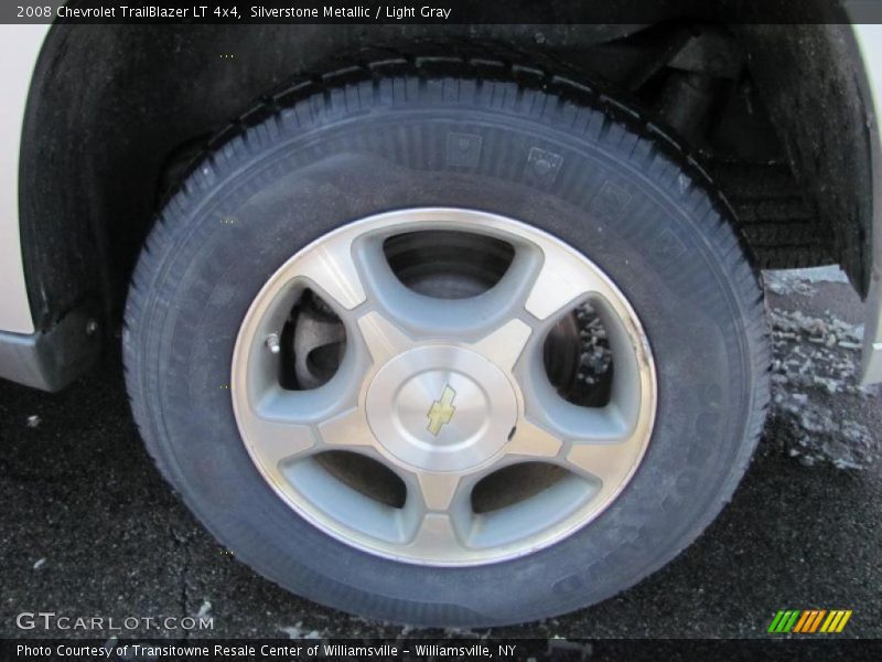 Silverstone Metallic / Light Gray 2008 Chevrolet TrailBlazer LT 4x4