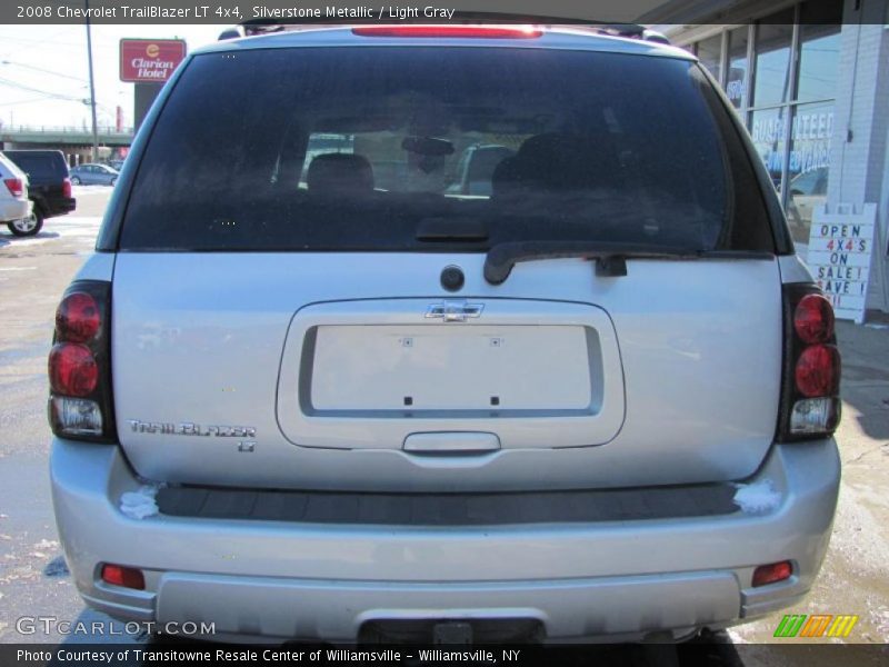 Silverstone Metallic / Light Gray 2008 Chevrolet TrailBlazer LT 4x4