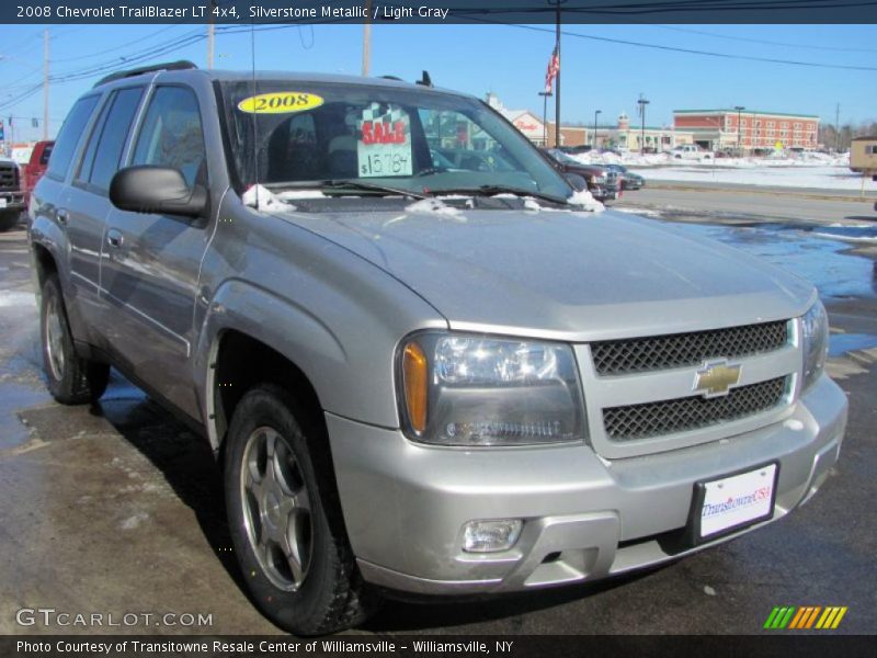 Silverstone Metallic / Light Gray 2008 Chevrolet TrailBlazer LT 4x4