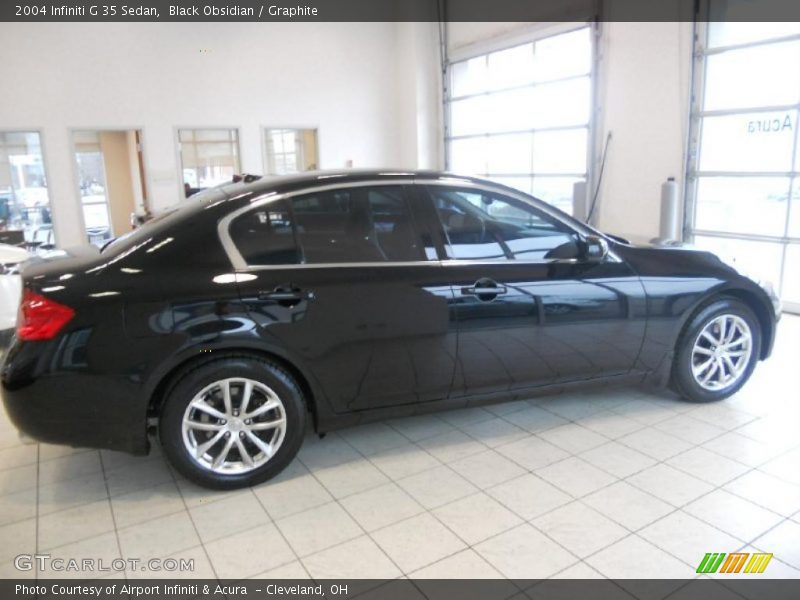 Black Obsidian / Graphite 2004 Infiniti G 35 Sedan