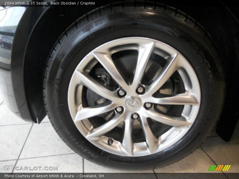 Black Obsidian / Graphite 2004 Infiniti G 35 Sedan