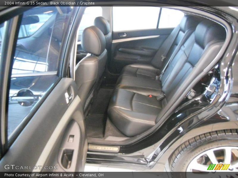 Black Obsidian / Graphite 2004 Infiniti G 35 Sedan