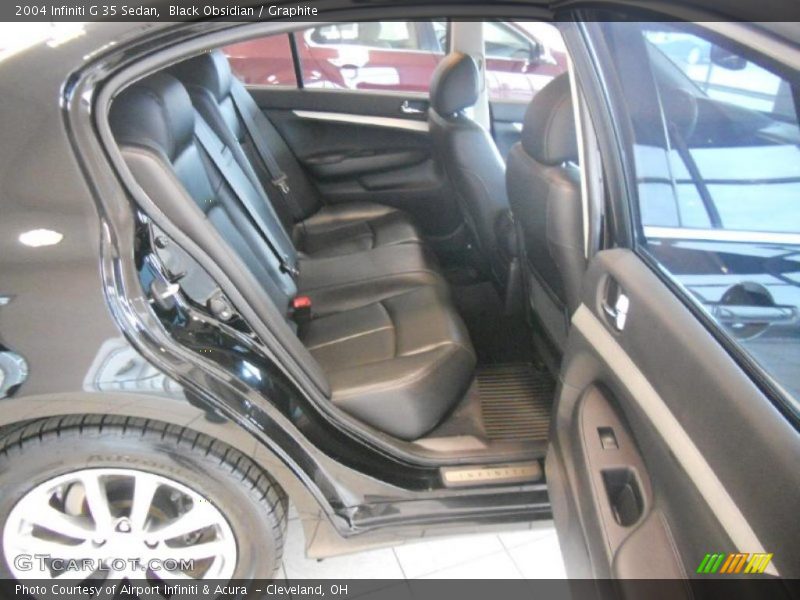 Black Obsidian / Graphite 2004 Infiniti G 35 Sedan