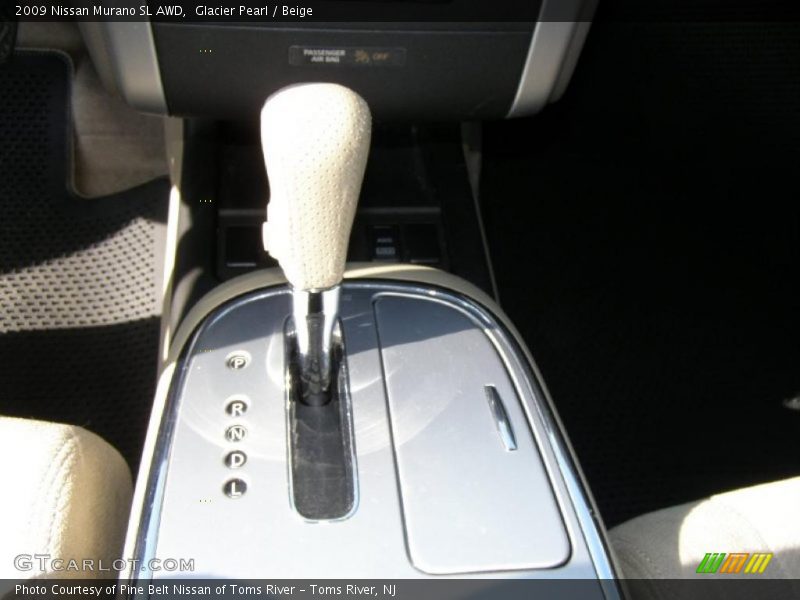 Glacier Pearl / Beige 2009 Nissan Murano SL AWD